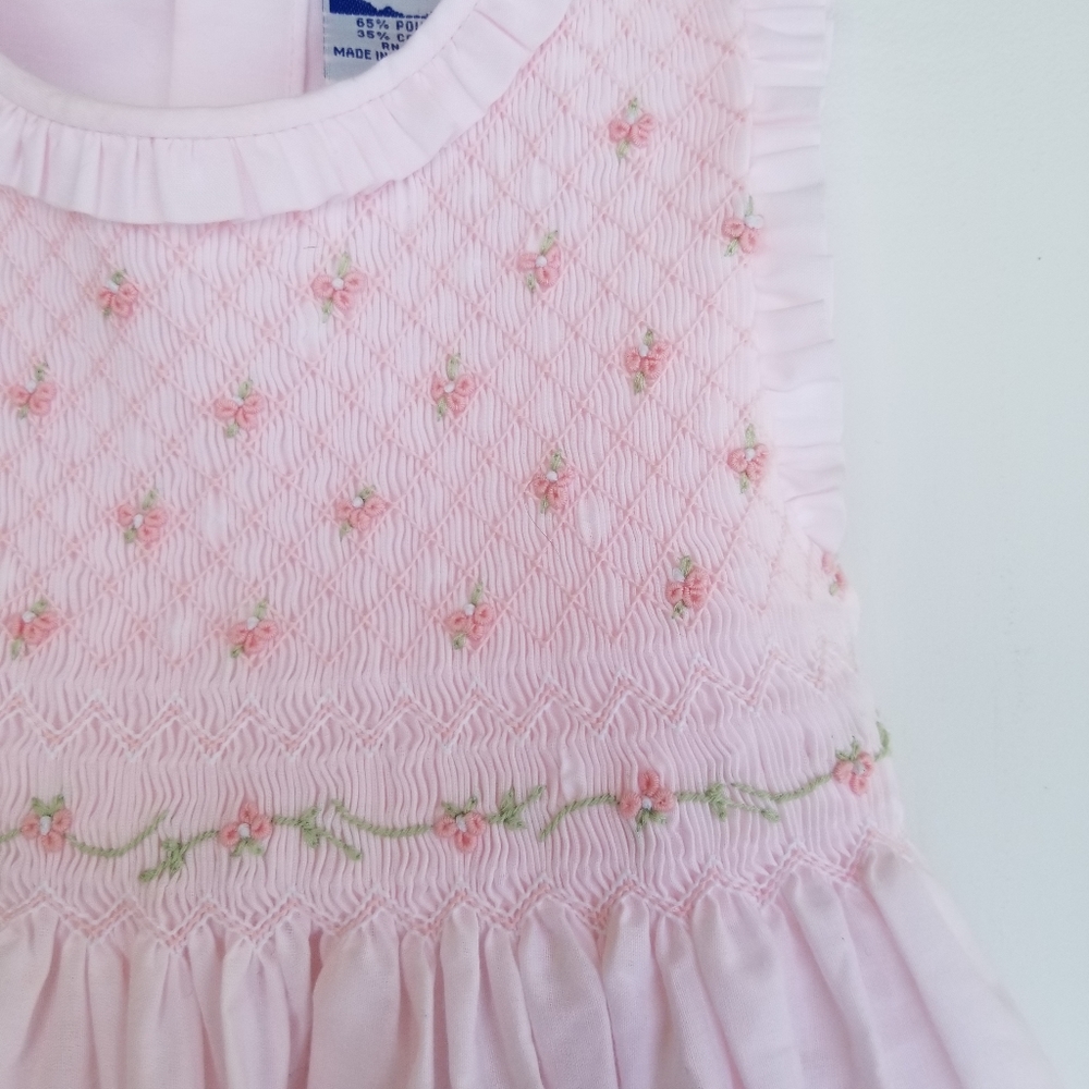 Pretty In Pink Smocked Dress